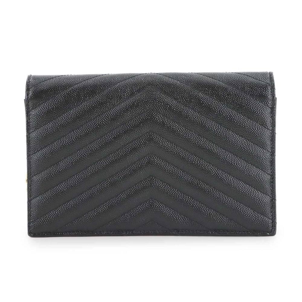 Yves Saint Laurent Saint Laurent Paris Cassandre Envelope Chain Wallet, black - Picture 2 of 10